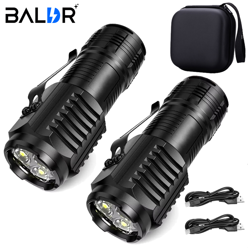 Outdoor Lighting Spotlight - Mini 3 LED Flashlight With Pen