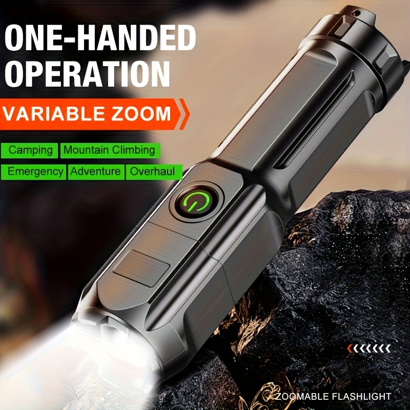 Outdoor Lighting Spotlight - LED Camping Torch Flashlight High Power