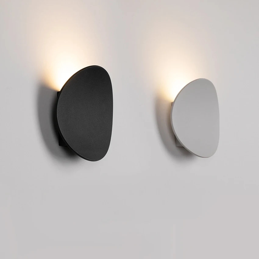 Outdoor Lighting No Wiring - Modern LED Indoor Wall Lamp Aluminum