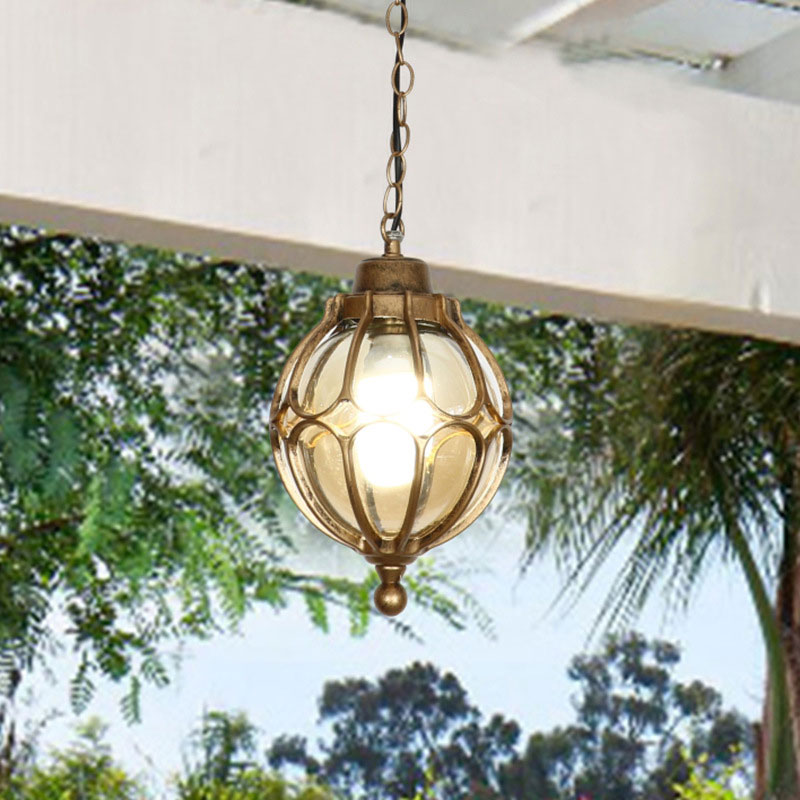 Outdoor Lighting Pendant - American Waterproof Chandelier Outdoor Corridor Balcony