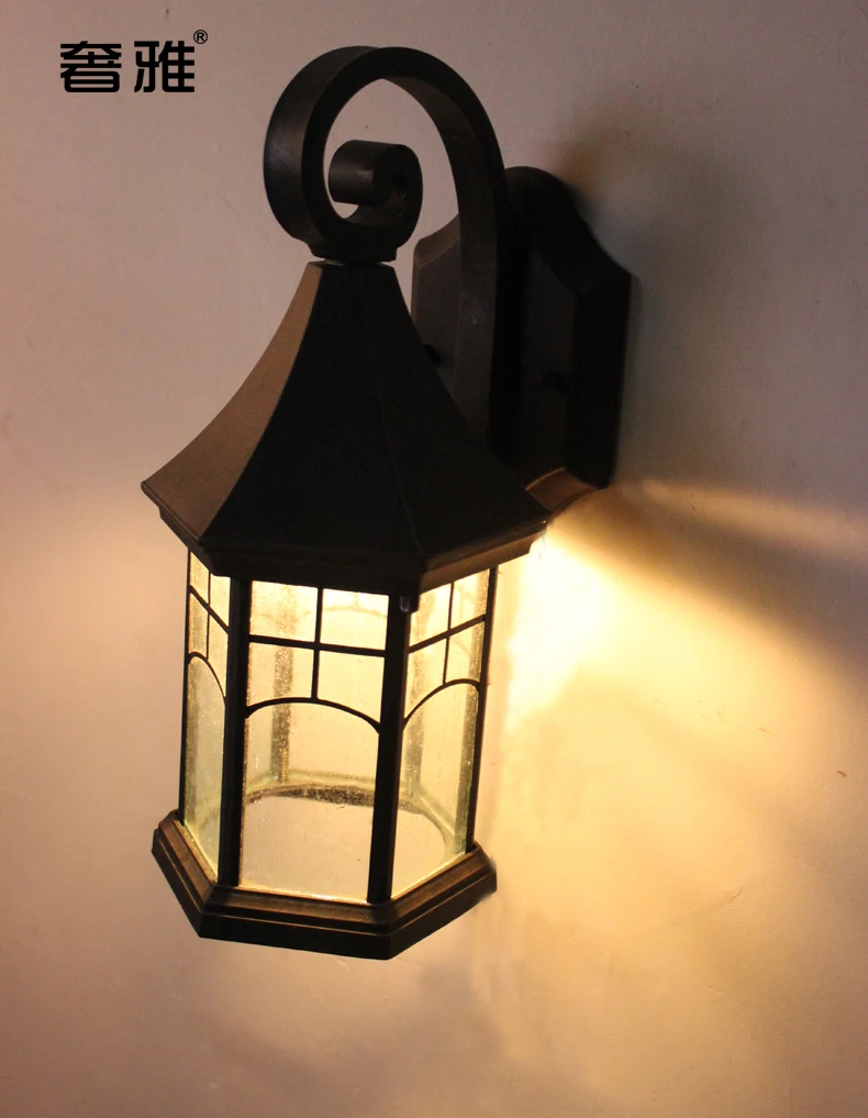 Outdoor Lighting Mediterranean Style - Lighting vintage outdoor wall lamp fashion