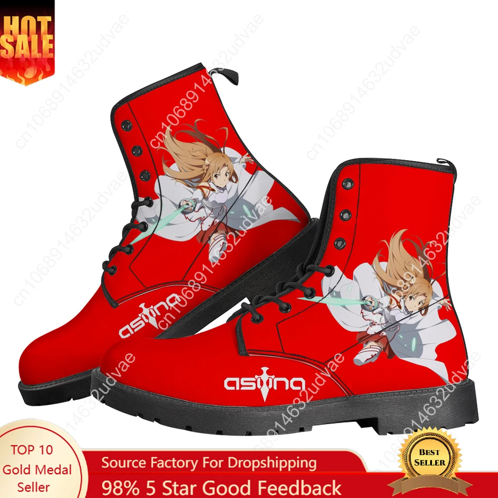 Outdoor Lighting Round - Sword Art Online Asuna Boots Mens
