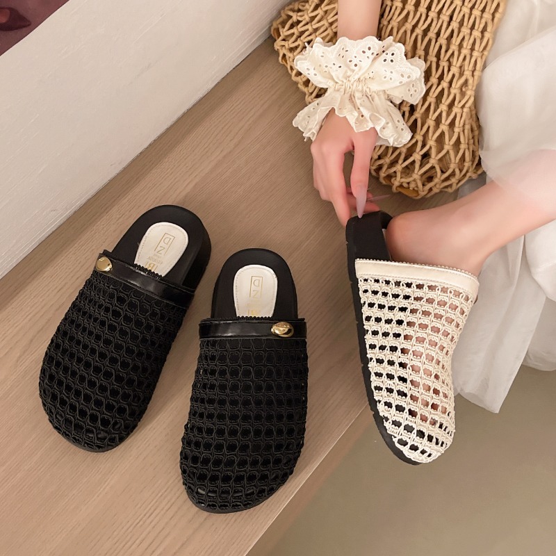 Outdoor Lighting Round - Summer Fashion Solid Color Hollow Out