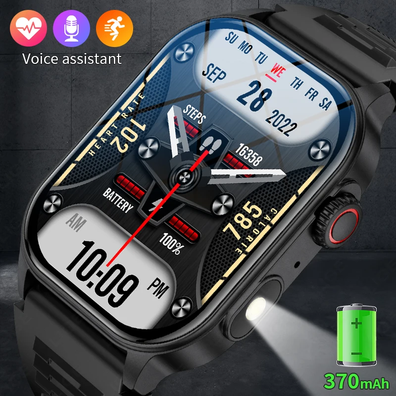Outdoor Lighting Track - LIGE 2026 Outdoor Smart Watch Men