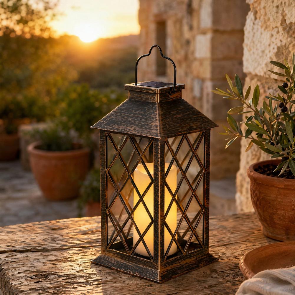 Outdoor Lighting Yard - Retro Solar Lantern, Outdoor Solar Candle