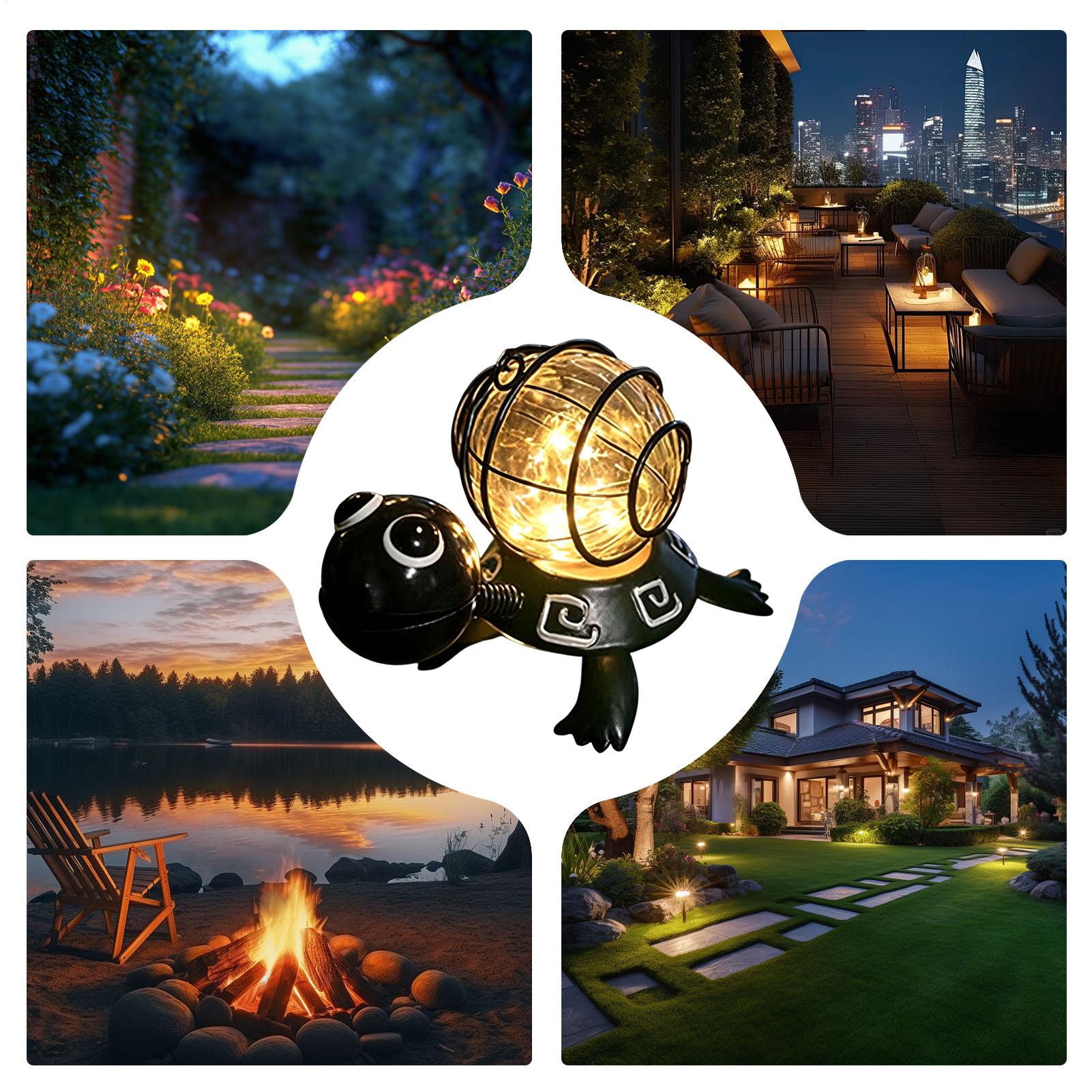 Outdoor Lighting Yard - Turtle Solar Lights Outdoor Garden Waterproof