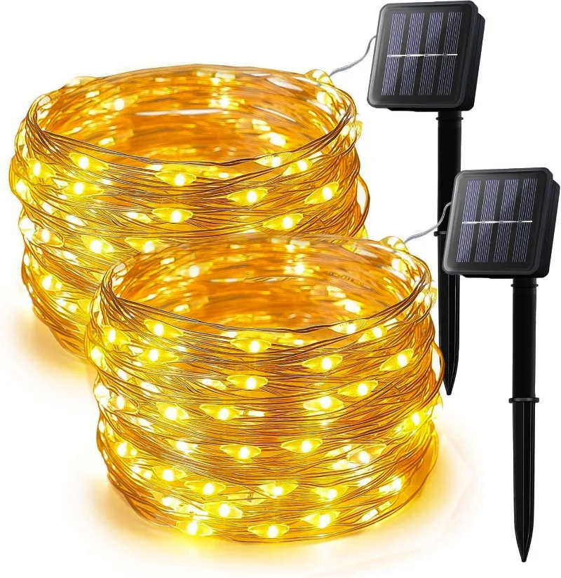 Outdoor Lighting No Wiring - Solar Fairy Lights Outdoor Waterproof Solar