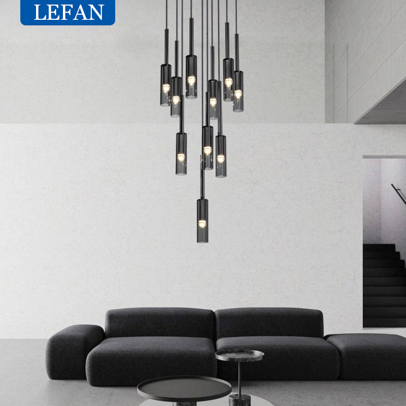 Modern copper LED glass long c - đánh giá và giá Outdoor Lighting Pendant