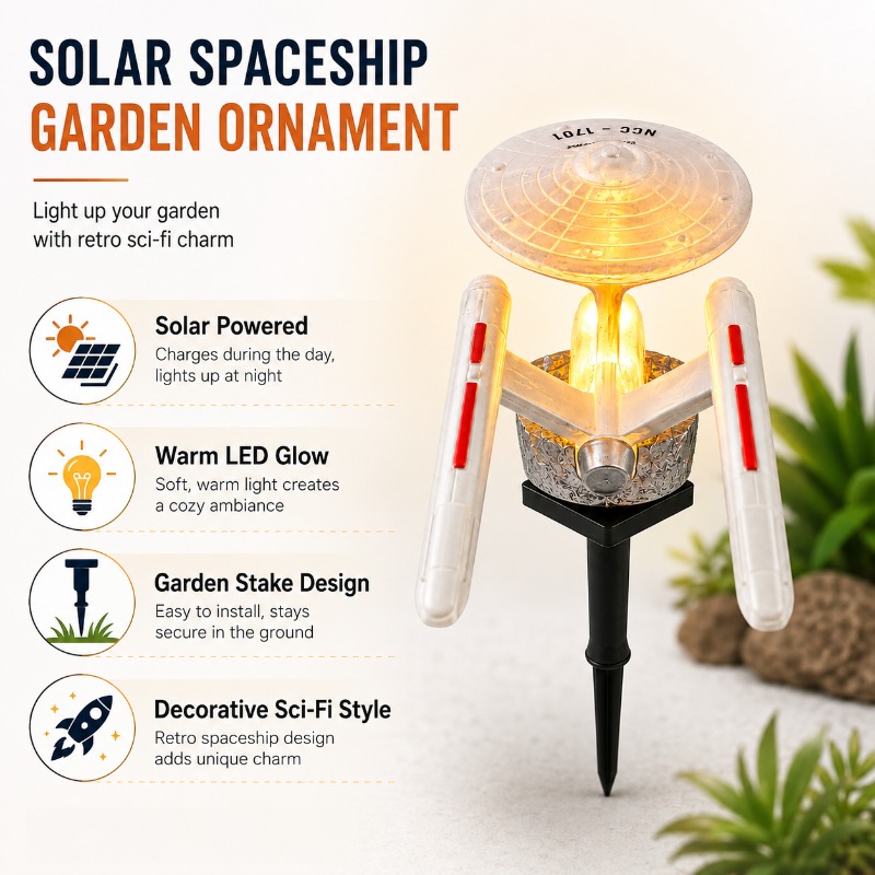 Star Trek USS Enterprise Solar - đánh giá và giá Outdoor Lighting Led Fixtures