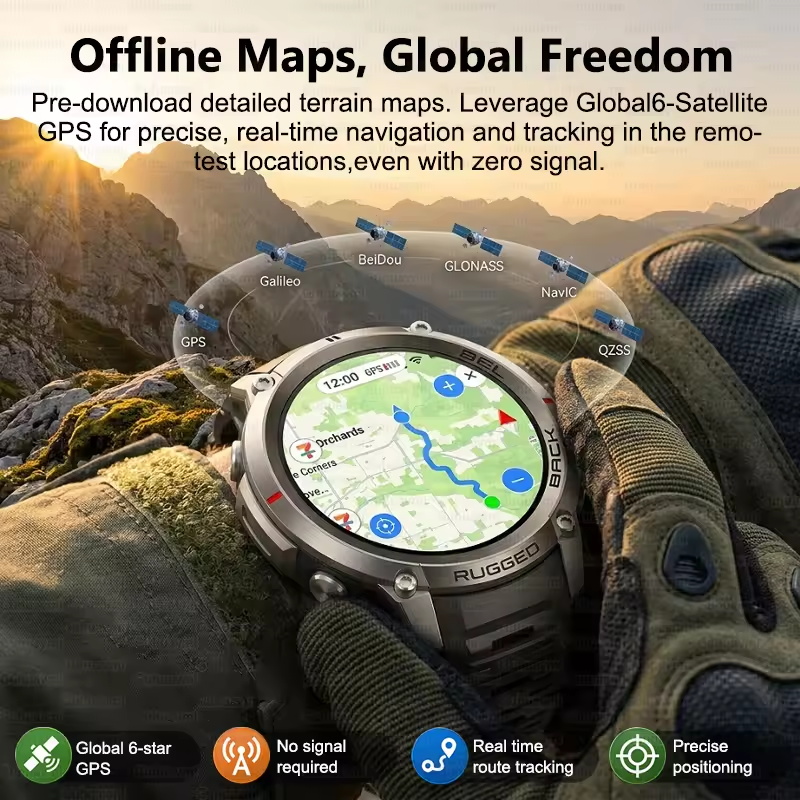 2026New Military GPS SmartWatc - đánh giá và giá Outdoor Lighting Track