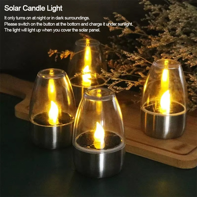LED Solar Candles Light Flamel - đánh giá và giá Outdoor Lighting Led Fixtures