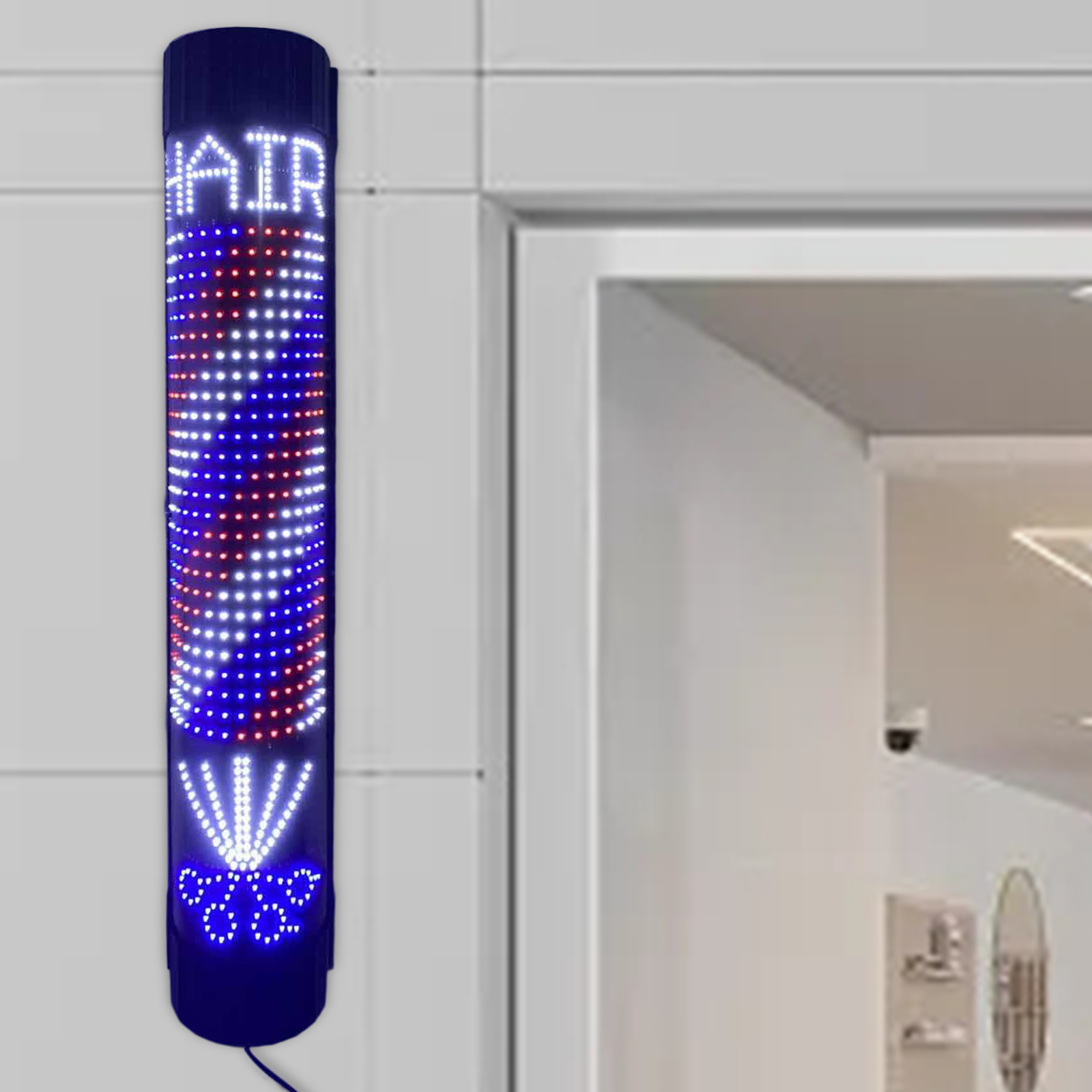 Barber Pole LED Light Rotating - đánh giá và giá Outdoor Lighting Unit