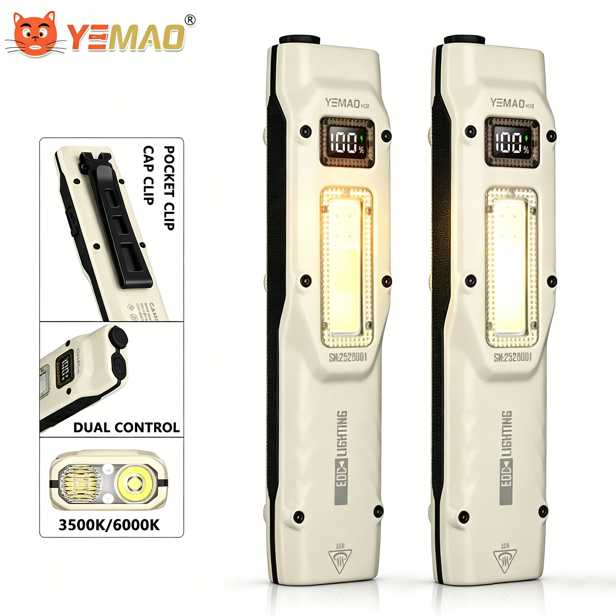 Portable 880LM YEMAO M28 Ultra - đánh giá và giá Outdoor Lighting Electric