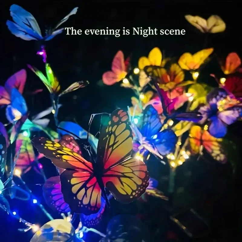 Solar LED Butterfly Garden Lig - đánh giá và giá Outdoor Lighting Led Fixtures