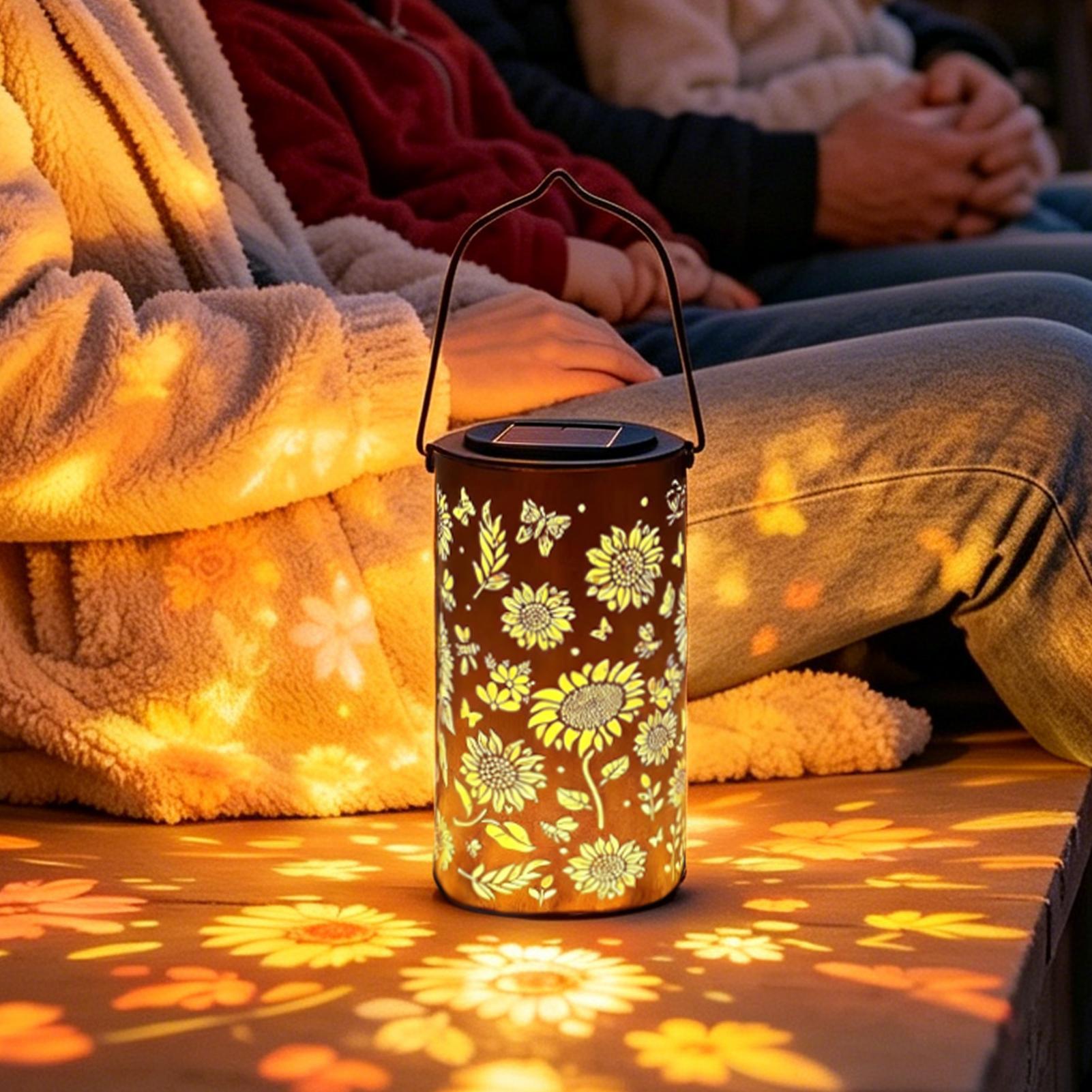 Sunflower Solar Lantern Weathe - đánh giá và giá Outdoor Lighting Yard