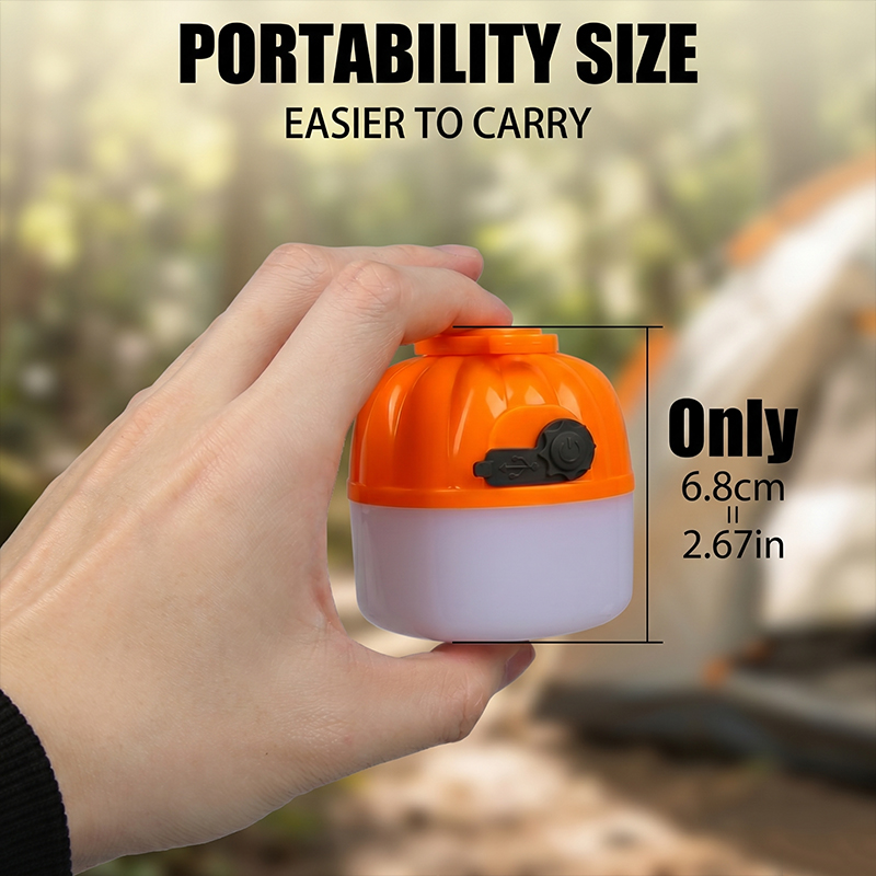 Mini Portable LED Pumpkin Bulb - đánh giá và giá Outdoor Lighting Electric