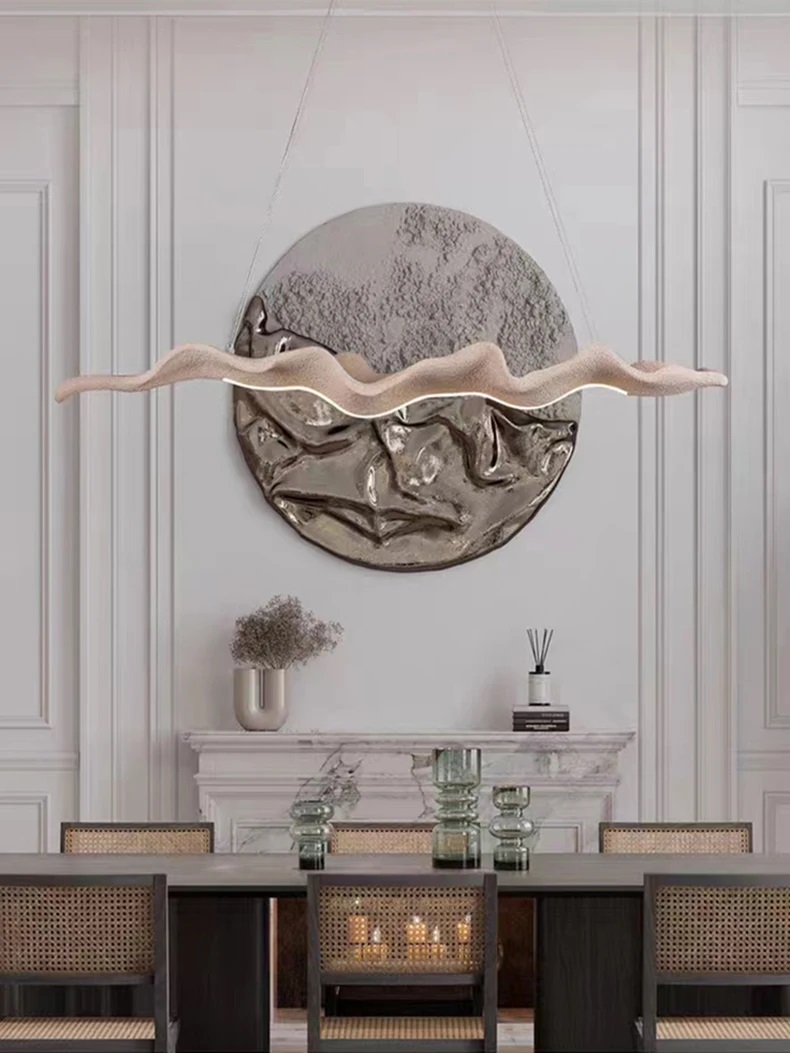 Vintage Resin Leaf Pendant Lig - đánh giá và giá Outdoor Lighting Pendant