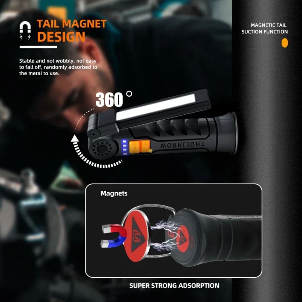 Portable COB LED Flashlight US - đánh giá và giá Outdoor Lighting Electric