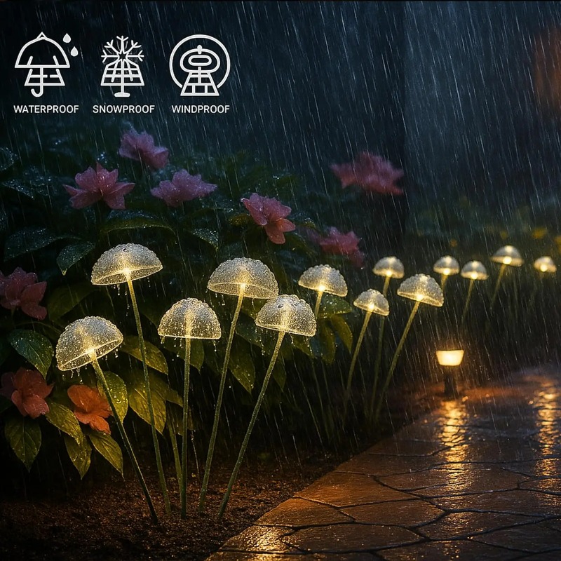6LEDS Solar Mushroom Ambient L - đánh giá và giá Outdoor Lighting Yard