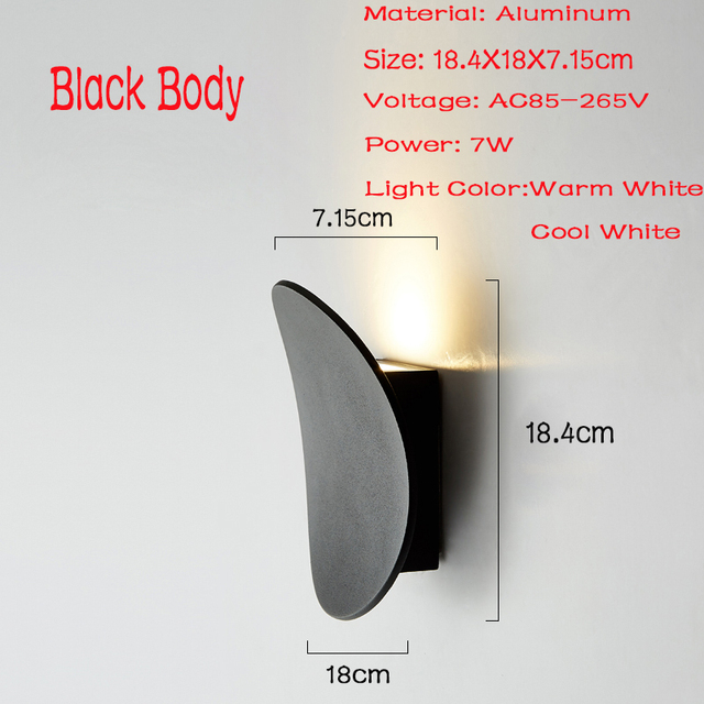 Modern LED Indoor Wall Lamp Al - đánh giá và giá Outdoor Lighting No Wiring