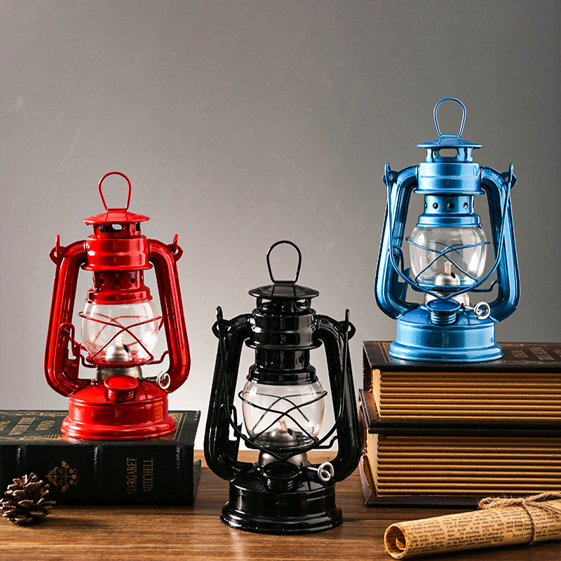 19cm Retro Outdoor Camping Lam - đánh giá và giá Outdoor Lighting Mediterranean Style