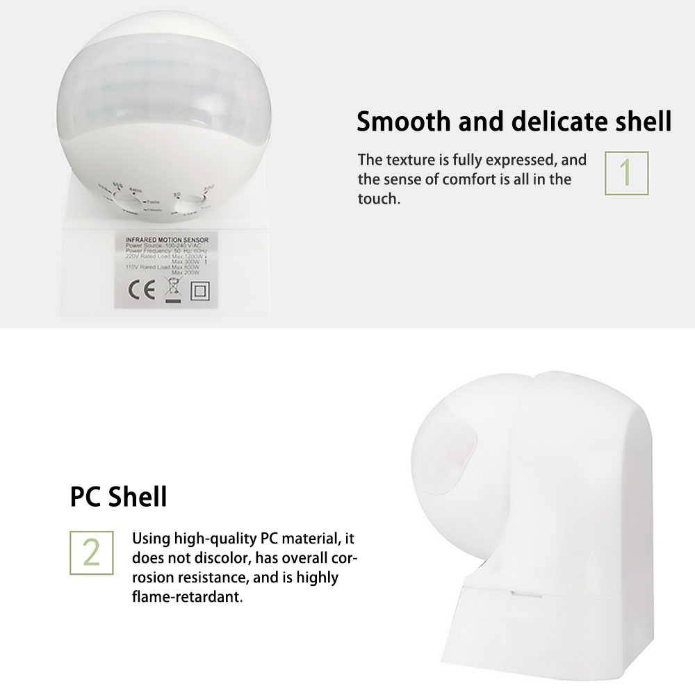 220V Outdoor Waterproof Wall-m - đánh giá và giá Outdoor Lighting Motion Sensor