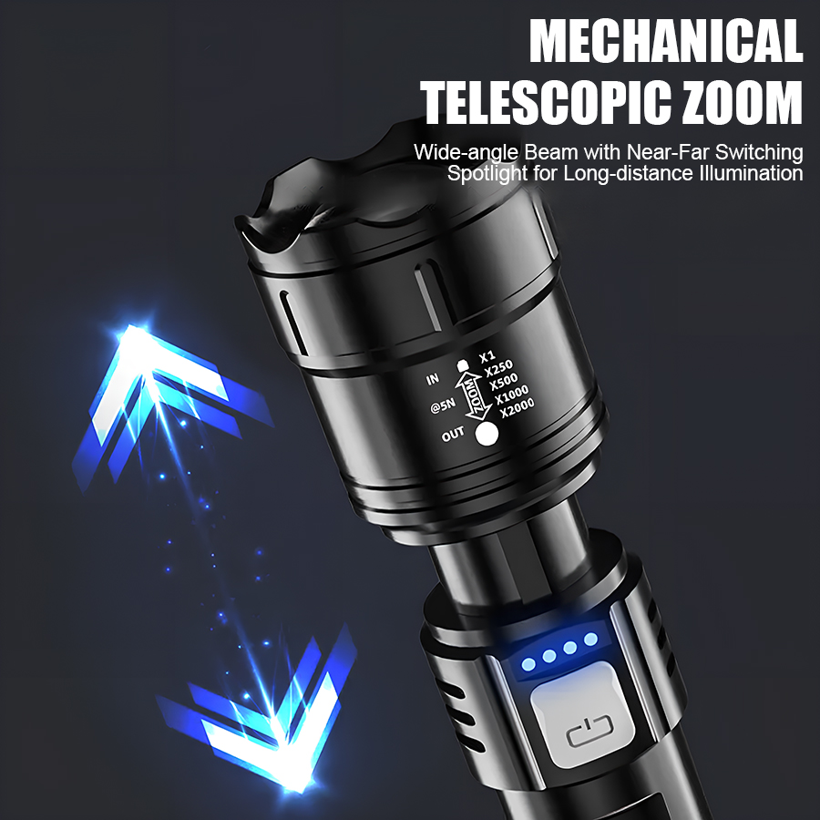 High Power P50 LED Flashlight  - đánh giá và giá Outdoor Lighting Electric
