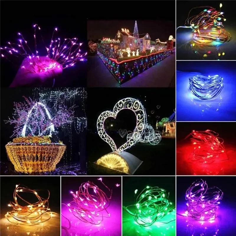 USB LED String Lights Copper S - đánh giá và giá Outdoor Lighting No Wiring