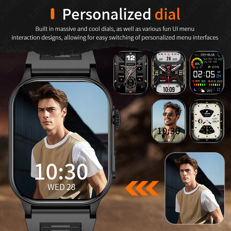 LIGE 2026 Outdoor Smart Watch  - đánh giá và giá Outdoor Lighting Track