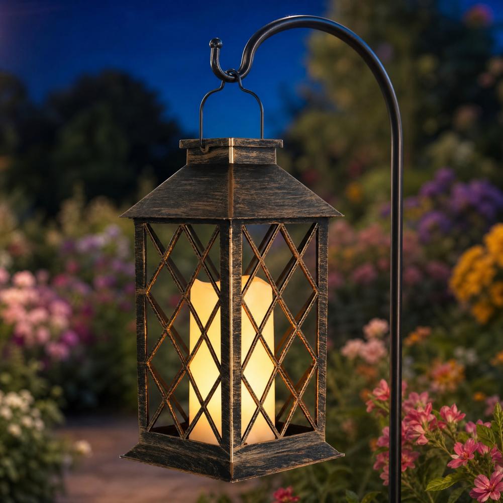 Retro Solar Lantern, Outdoor S - đánh giá và giá Outdoor Lighting Yard