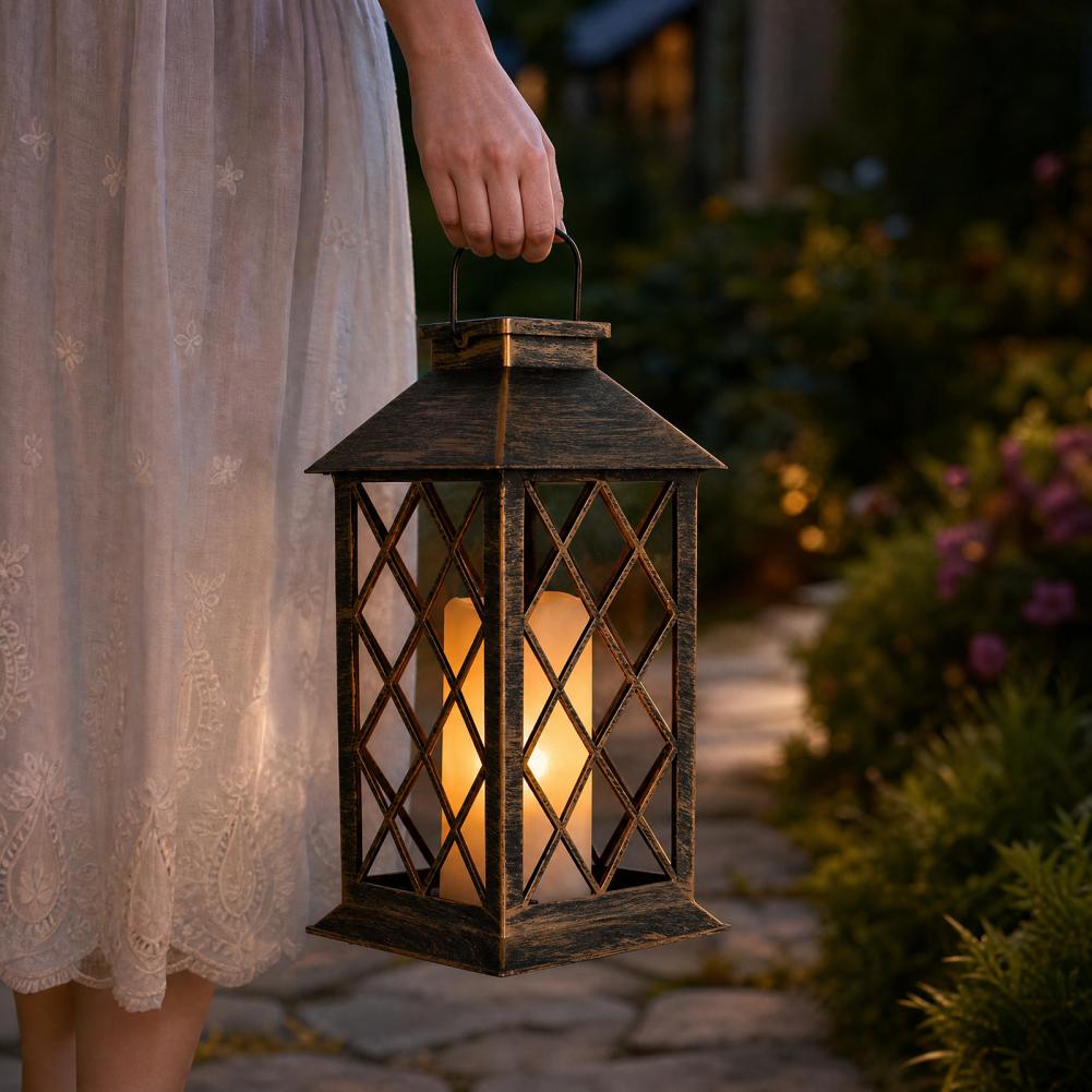 Retro Solar Lantern, Outdoor S - đánh giá và giá Outdoor Lighting Yard