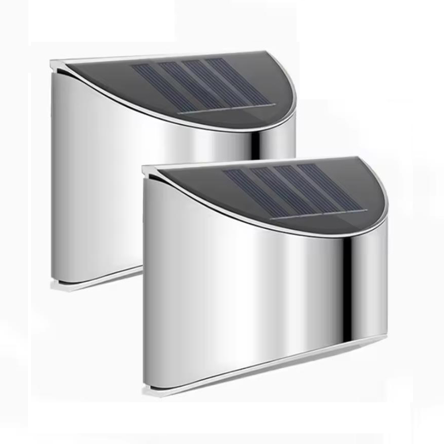 2Pcs Solar Garden Light Stainl - đánh giá và giá Outdoor Lighting Up And Down
