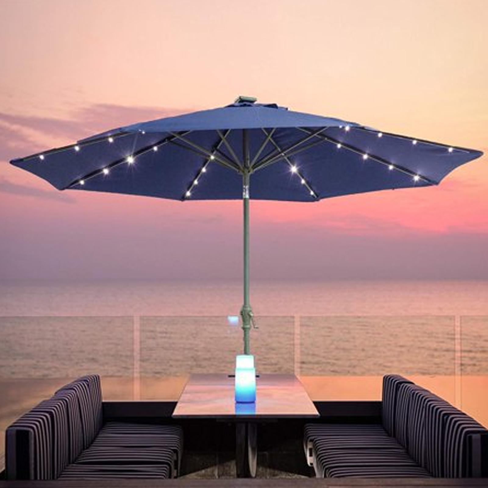 Solar Umbrella String Light 10 - đánh giá và giá Outdoor Lighting Led Fixtures
