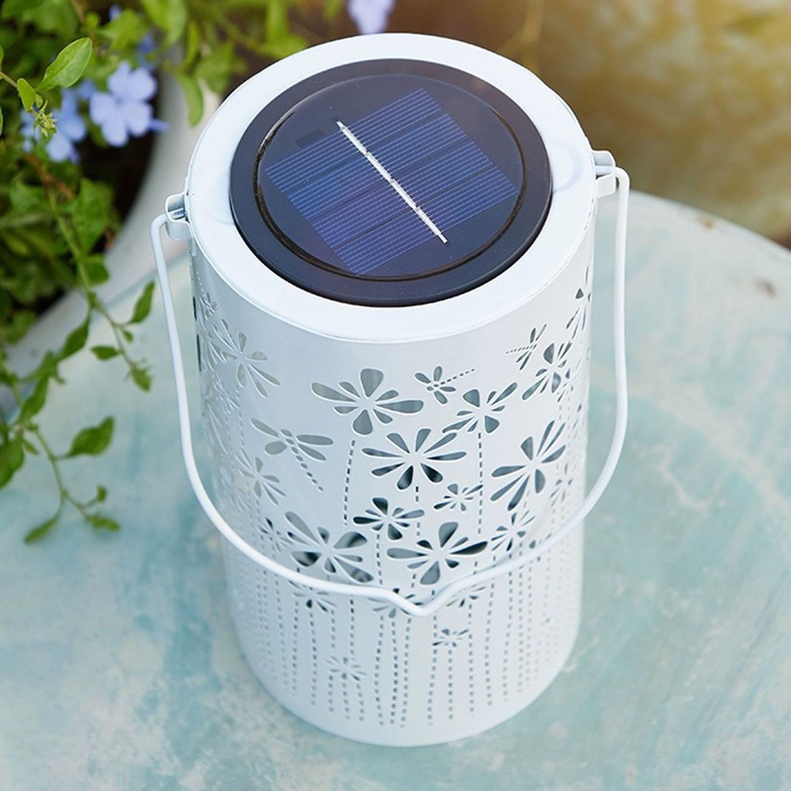 Solar Lanterns Colorful Metal  - đánh giá và giá Outdoor Lighting Yard