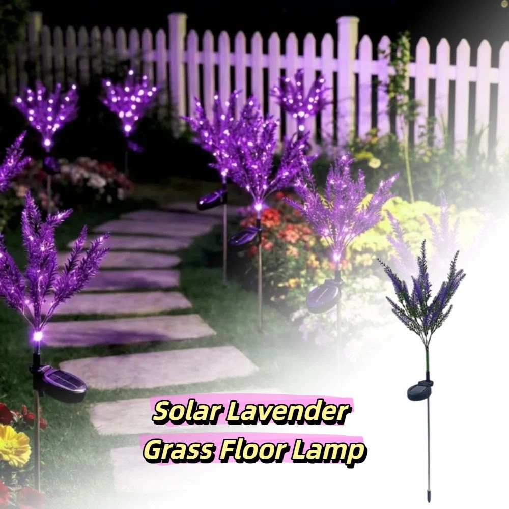 Purple LED Solar Lavender Ligh - đánh giá và giá Outdoor Lighting Unit