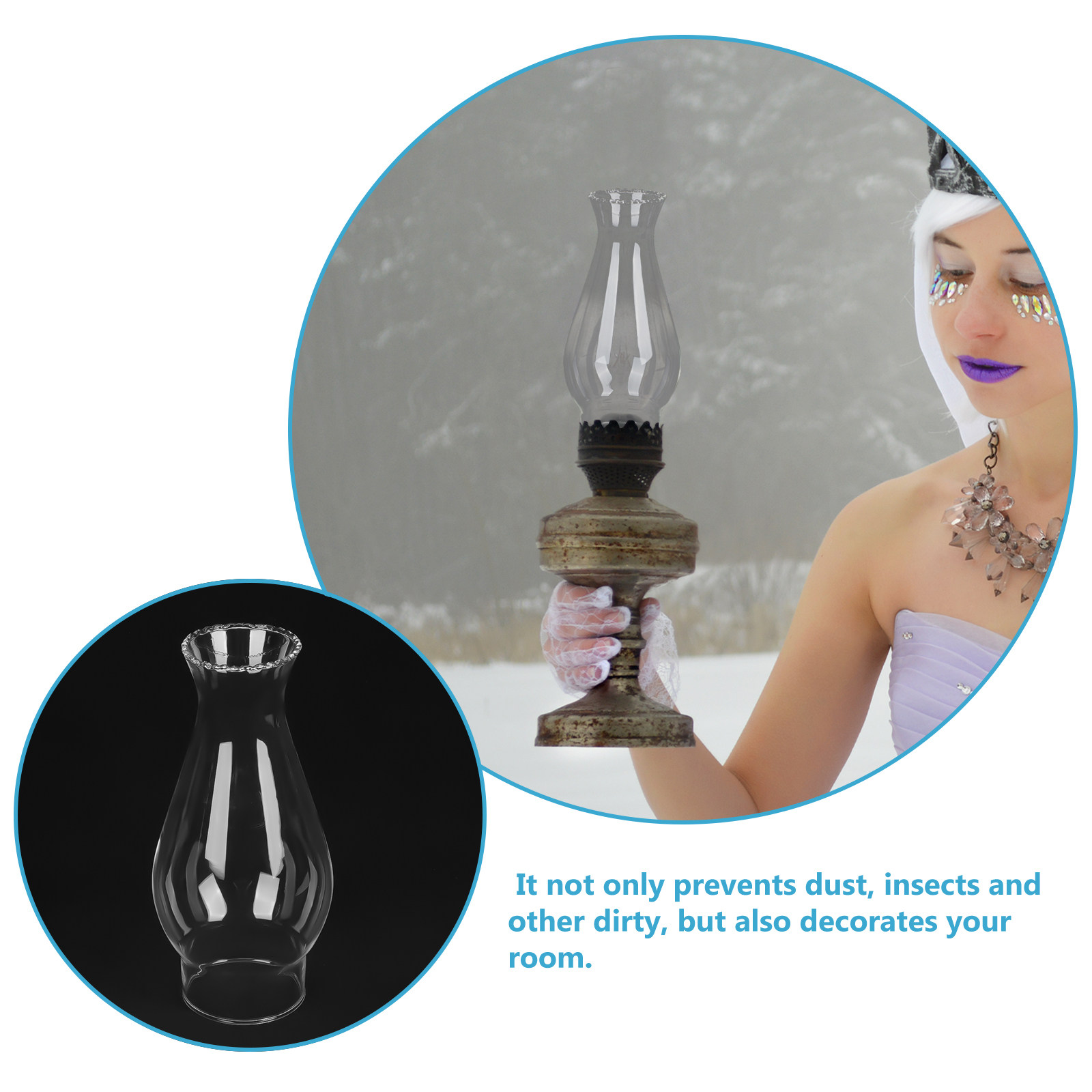 Retro Oil Lamp Chimney Transpa - đánh giá và giá Outdoor Lighting Glass Replacement