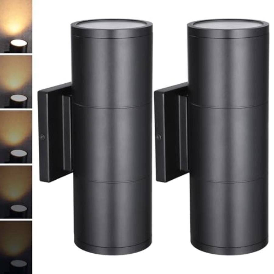 3000K LED Cylinder Up Down Wal - đánh giá và giá Outdoor Lighting Up And Down