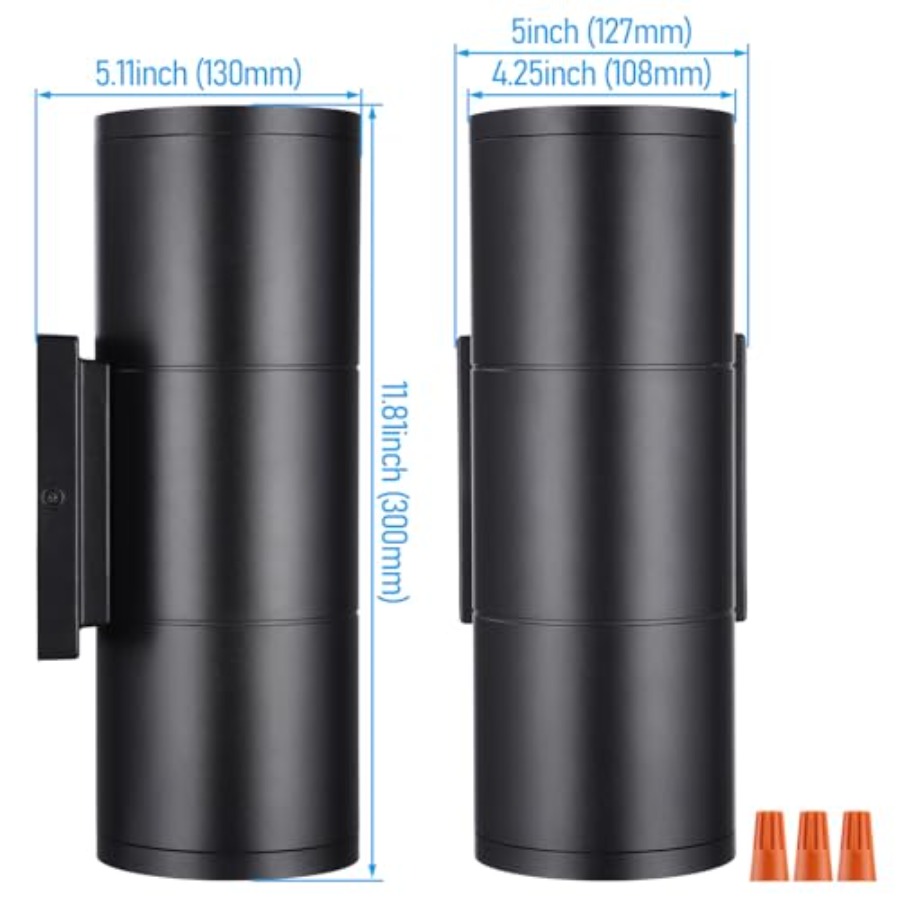 3000K LED Cylinder Up Down Wal - đánh giá và giá Outdoor Lighting Up And Down
