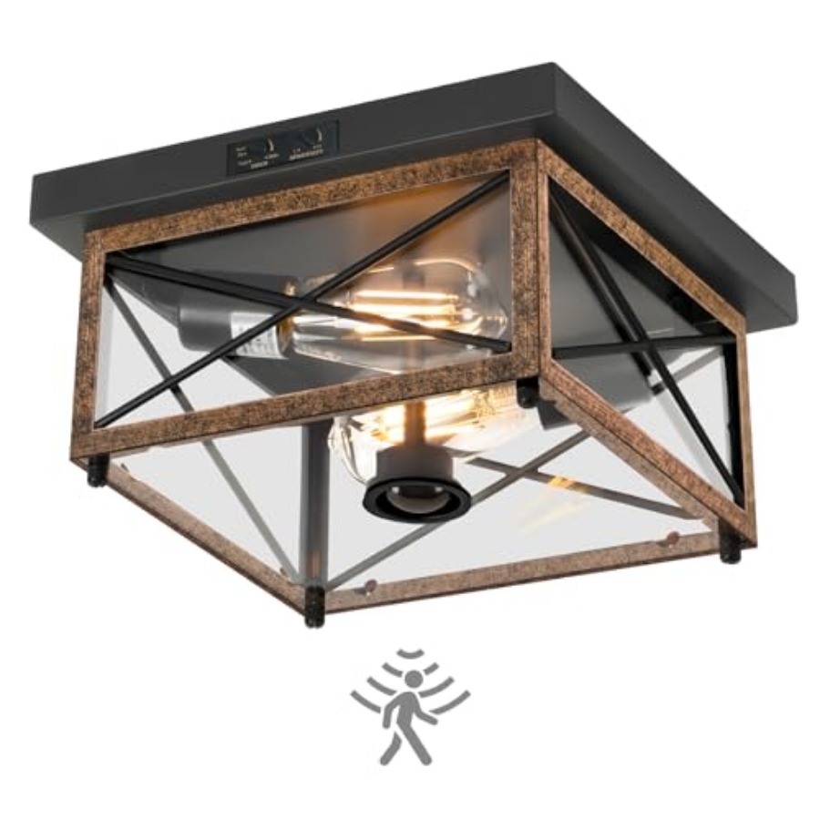 Outdoor Ceiling Light with Mot - đánh giá và giá Outdoor Lighting Motion Sensor