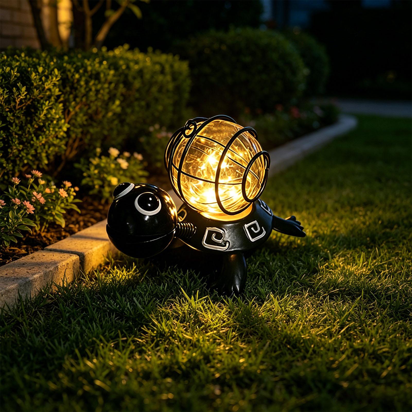 Turtle Solar Lights Outdoor Ga - đánh giá và giá Outdoor Lighting Yard