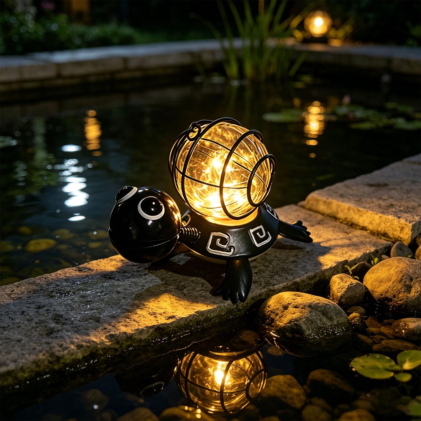 Turtle Solar Lights Outdoor Ga - đánh giá và giá Outdoor Lighting Yard