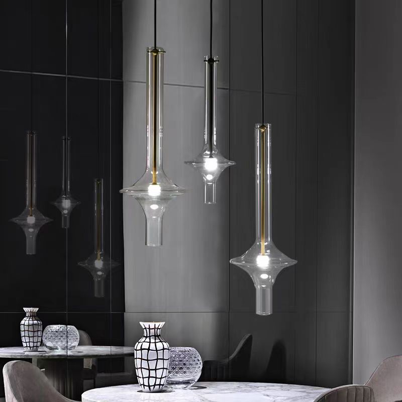 Nordic Glass Tube Pendant Ligh - đánh giá và giá Outdoor Lighting Pendant