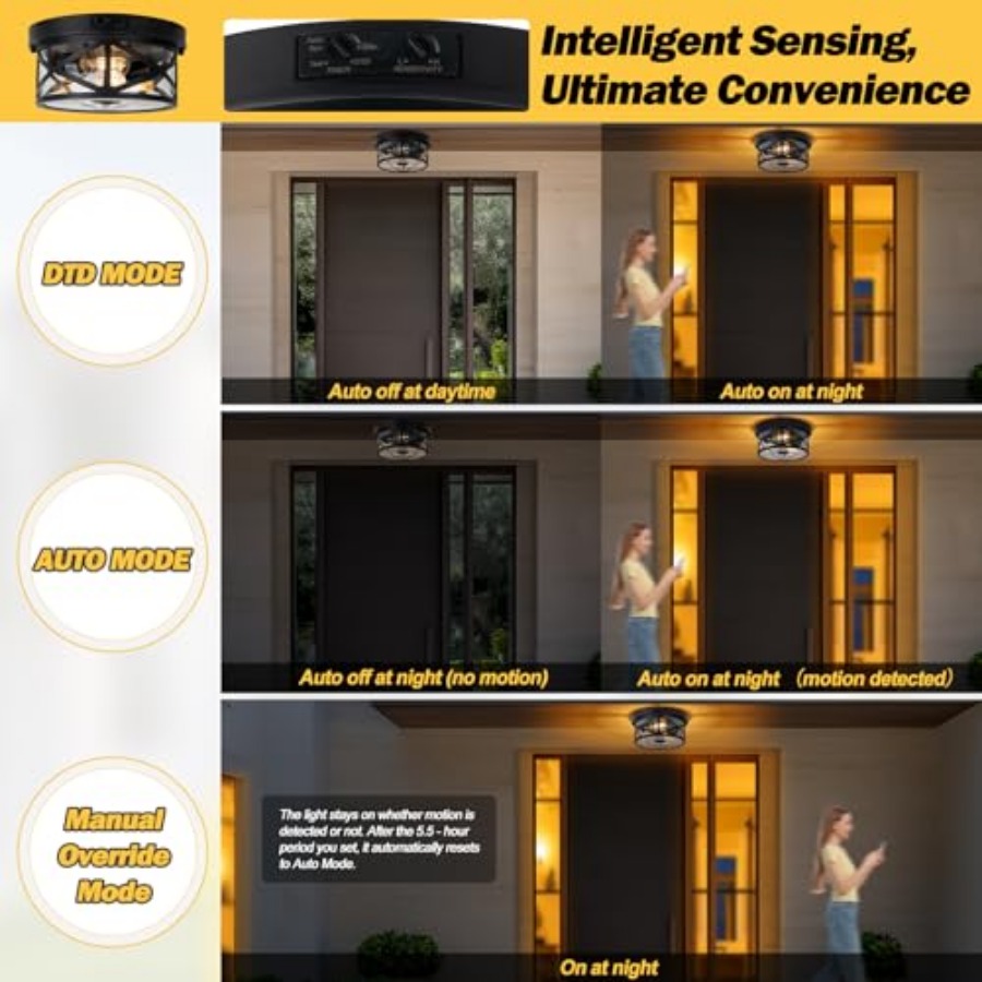 Motion Sensor Outdoor Ceiling  - đánh giá và giá Outdoor Lighting Motion Sensor