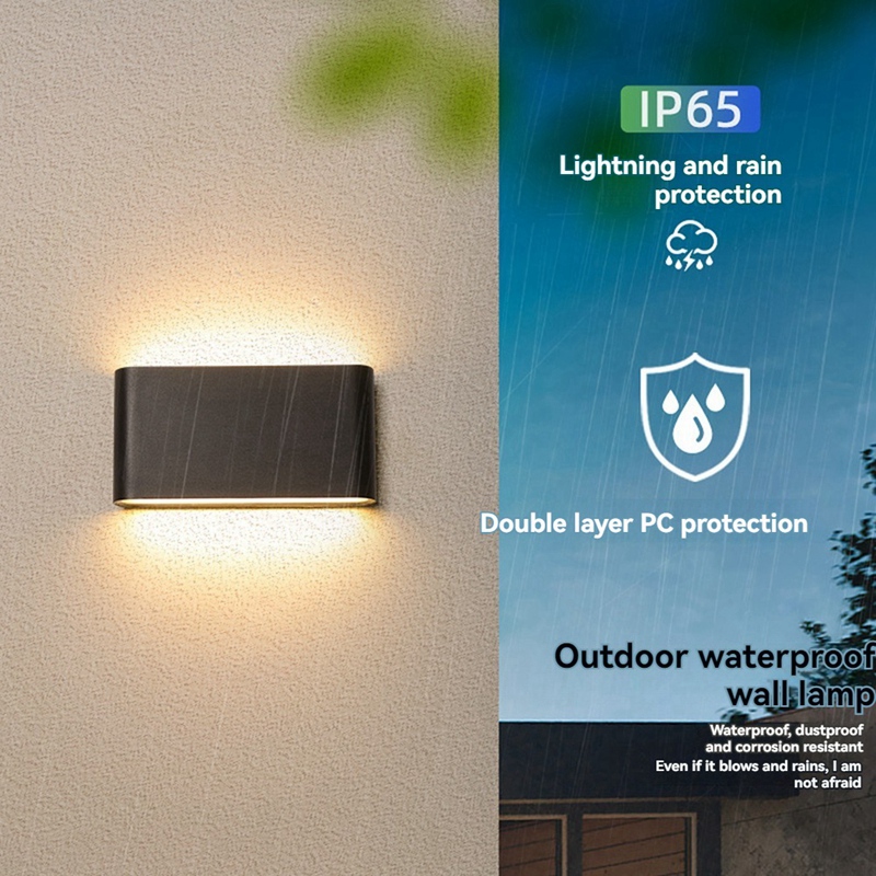 LED Wall Sconce Waterproof Out - đánh giá và giá Outdoor Lighting Led Fixtures