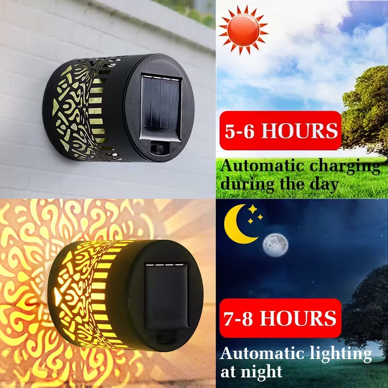 Solar LED Wall Light Mandala P - đánh giá và giá Outdoor Lighting Led Fixtures