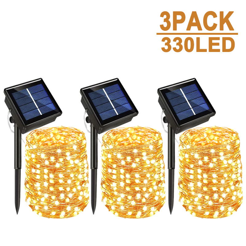 Outdoor LED Solar Fairy String - đánh giá và giá Outdoor Lighting No Wiring