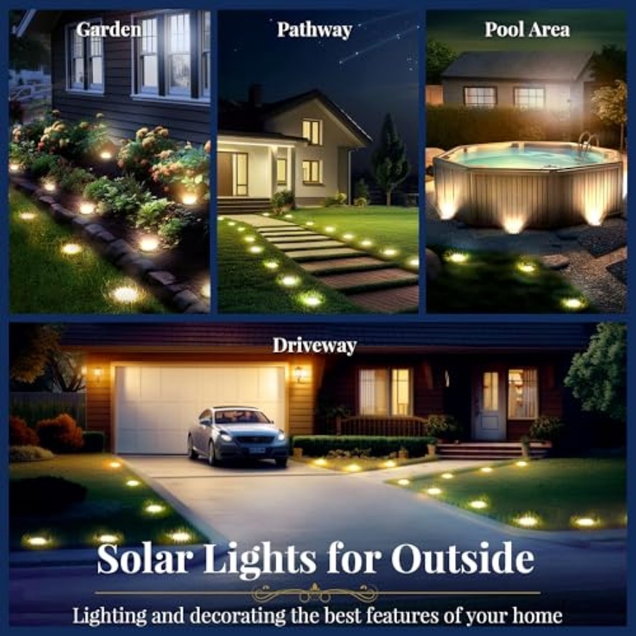 Solar Ground Lights Solar Ligh - đánh giá và giá Outdoor Lighting Yard