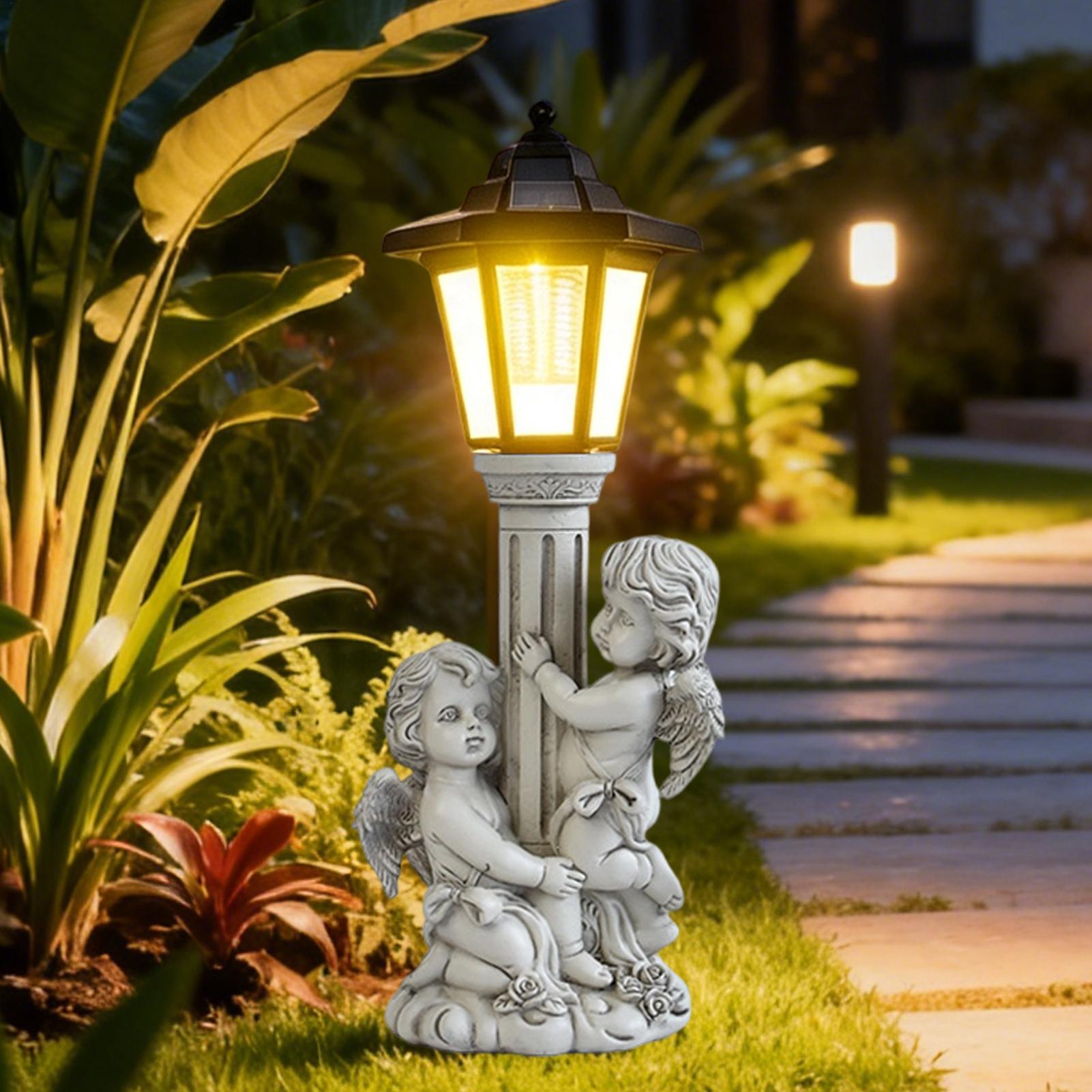 Garden Statues Light Up Auto O - đánh giá và giá Outdoor Lighting Yard
