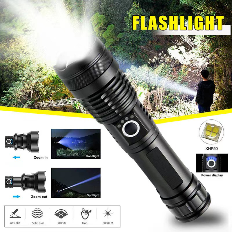 High Power XHP70 Led Flashligh - đánh giá và giá Outdoor Lighting Electric