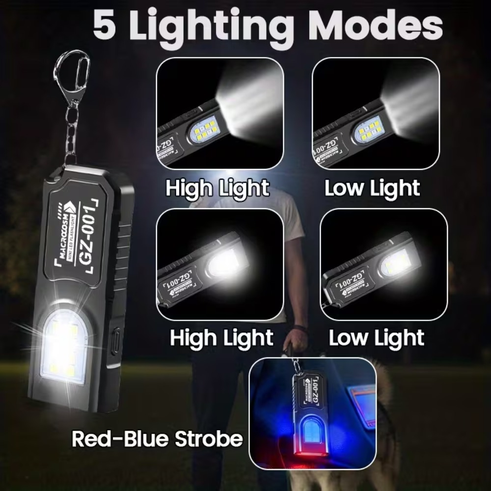 Mini COB LED Keychain Flashlig - đánh giá và giá Outdoor Lighting Electric